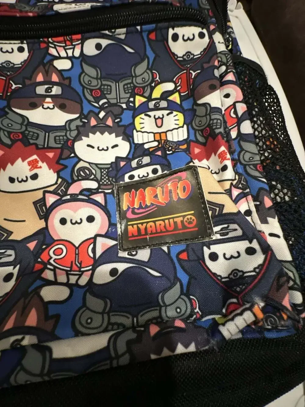 Naruto Nyaruto Mega Cat Allover Print Laptop Backpack